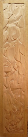 Untitled Wood Relief Study #1