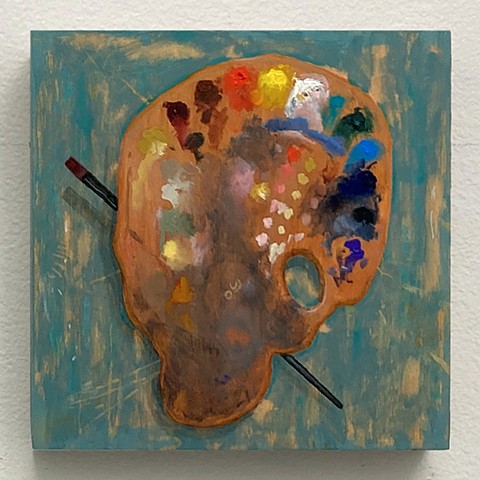 Paint Palette Skull