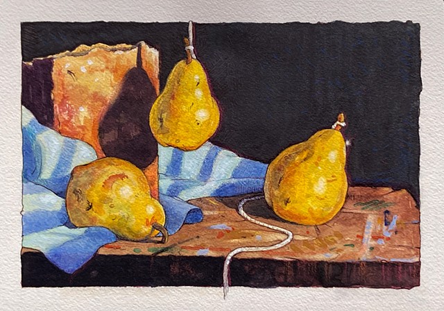 Three Pears (watercolor version)