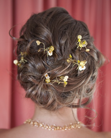 Bridal hair and make up 
Photo by Amy Jackson