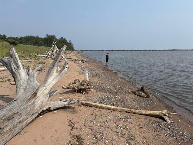 Minnesota Point, Duluth, Lake Superior