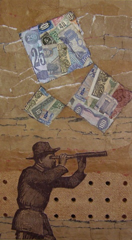 collage, currency