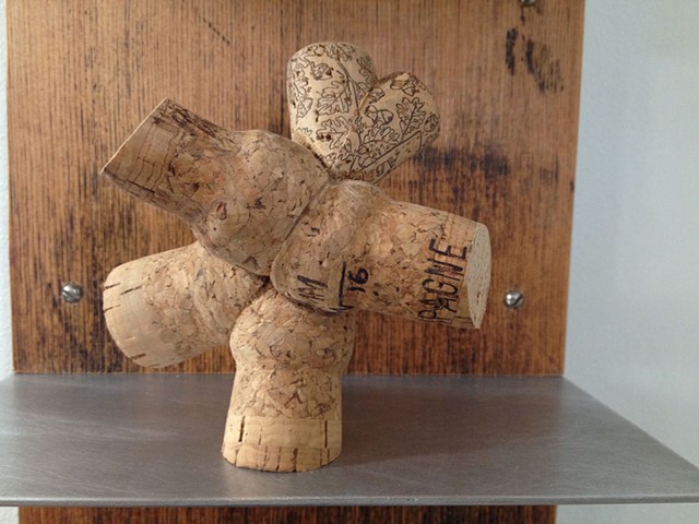 wine cork art