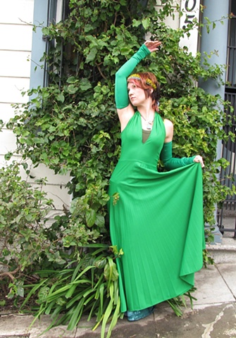 green tree grass emerald performance san francisco color fashion clothing dress