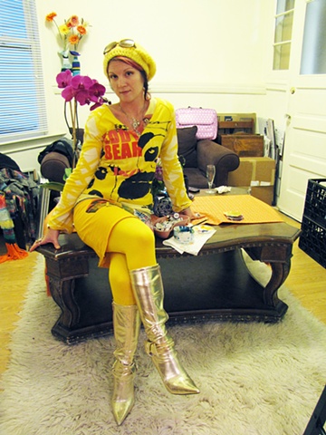 Yellow performance san francisco color fashion clothing dress