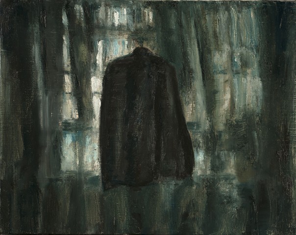 Painting, oil painting. clothing, nocturne