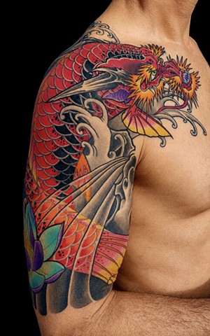Dragon Koi by Adam Sky, San Francisco, Bay Area, California