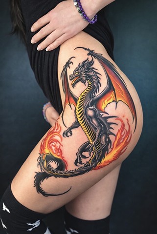 Fire Dragon by Adam Sky, San Francisco, Bay Area, California