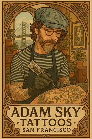 BAY AREA TATTOO ARTIST ADAM SKY