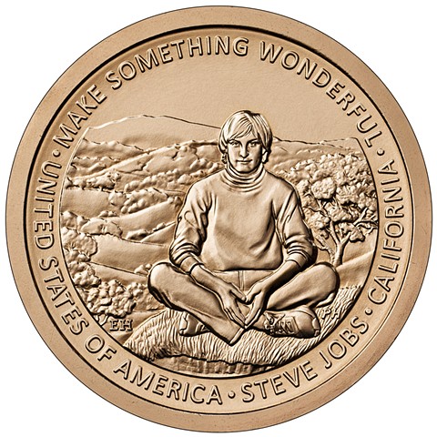 2026 California American Innovation $1 Coin - Steve Jobs