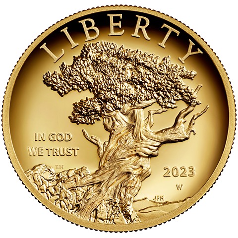 2023 American Liberty High Relief Gold Coin – obverse