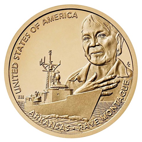 2025 Arkansas American Innovation $1 Coin - Raye Montague