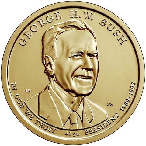 George H. W. Bush Presidential $1 Coin