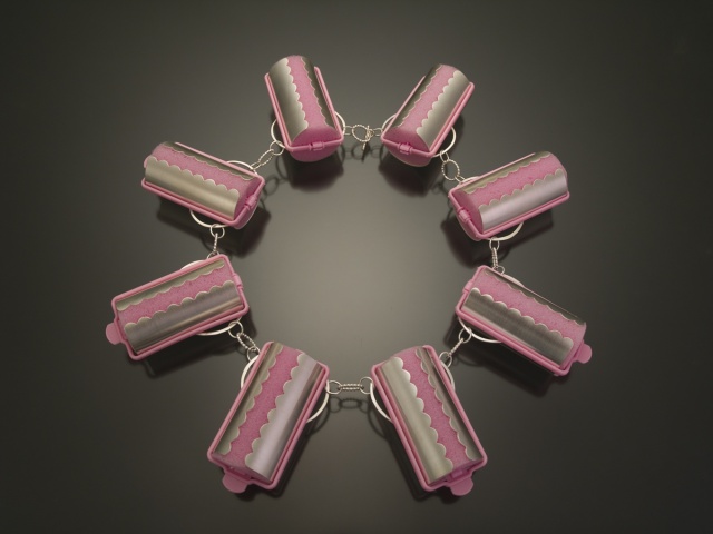 Pink Roller Necklace