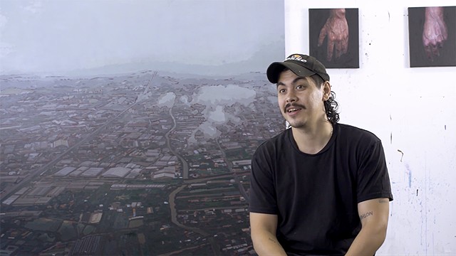 Artist at work: Abdul Abdullah