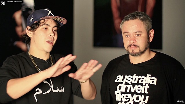 Interview on 'The Mix' for ABC TV.The List, Campbelltown Arts Centre.August 8 - October 12