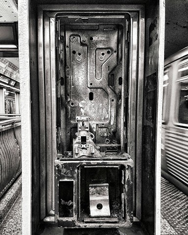 Subway phone booth
