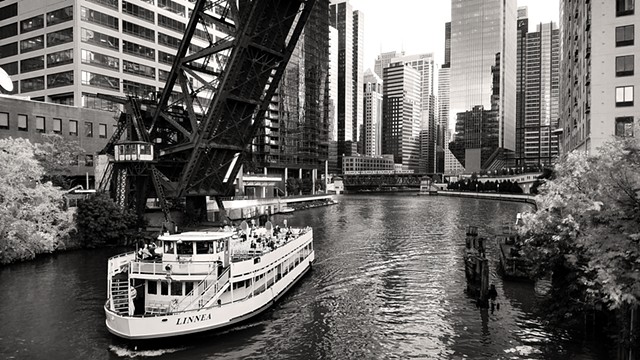 The Linnea Traveling the North Branch of the Chicago River