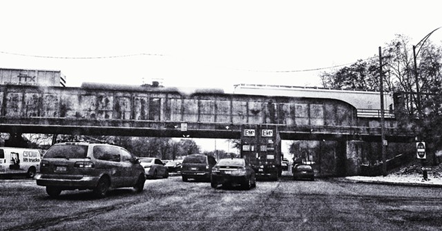 Freight Passing Over South Cicero Avenue