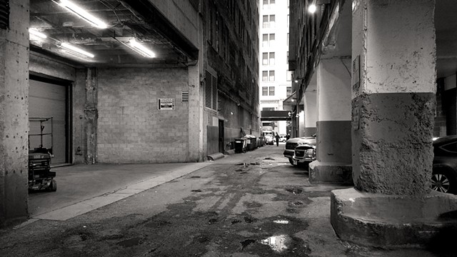Downtown Alley in the Theatre District
