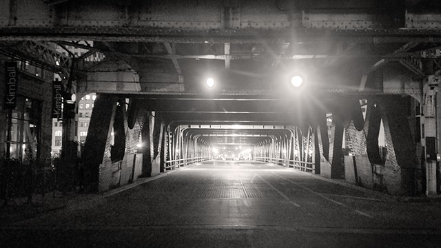 Wells Bridge at Night