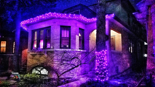 Passion for purple, on Maplewood