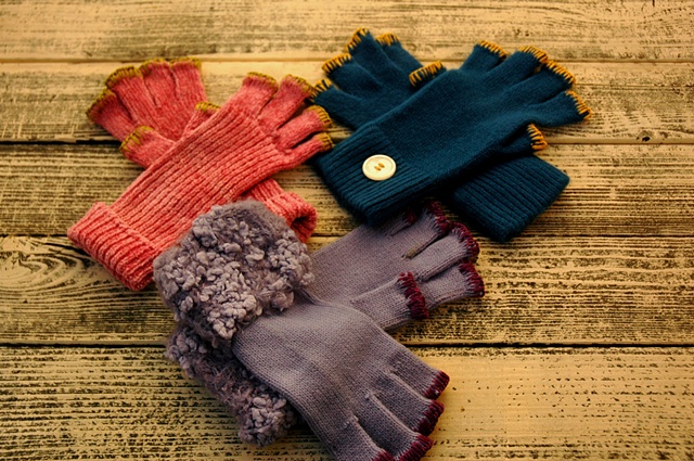 knit gloves #6,7, and 8