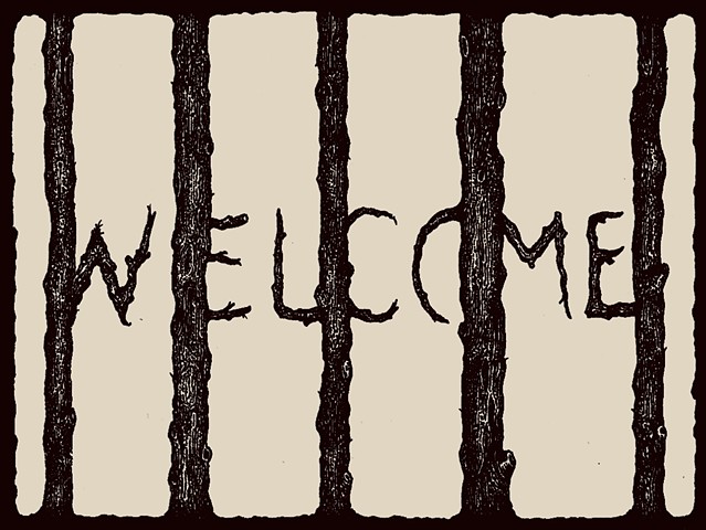 WELCOME Tree Doormat