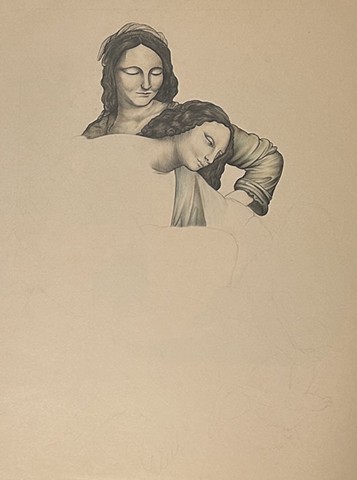 The Virgin and Child with Saint Anne (after: Leonardo da Vinci)