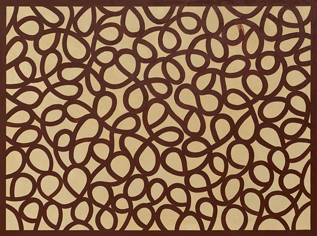 Twisted Wrought Iron Doormat (Terracotta)