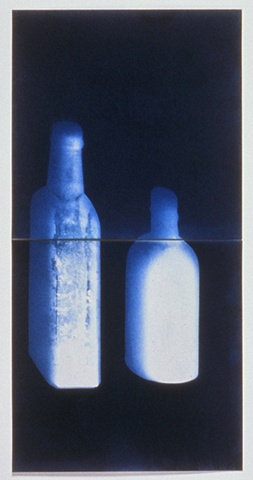 Untitled Photogram, Bottles