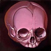 pink baby skull