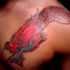 red dragon front