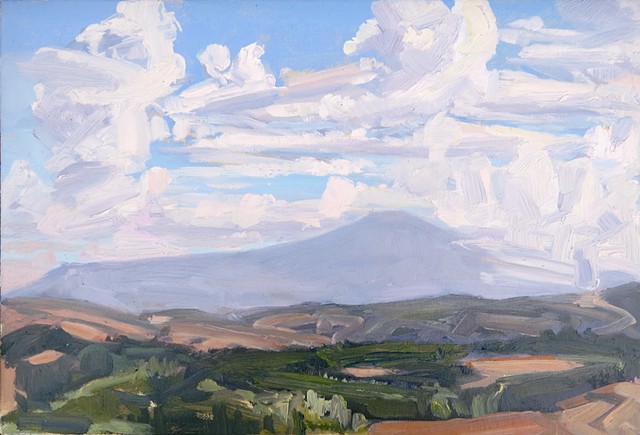 Clouds over Montalcino, View from Piave