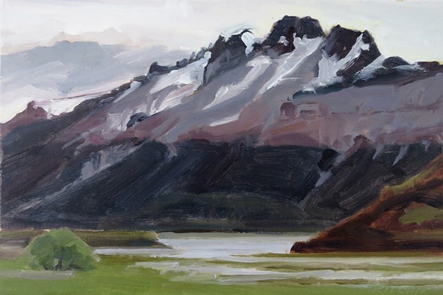 Routeburn Road view towards Paradise, NZ