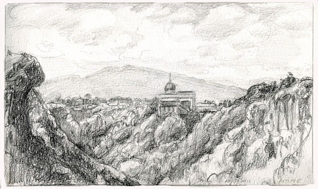 Nepi, view from Castel Sant' Elia