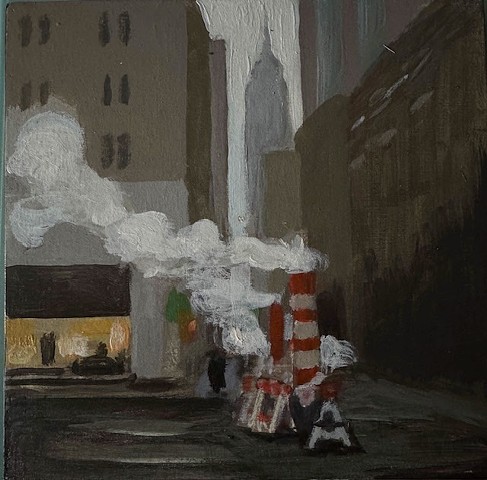 Self Portrait with Steam Chimney