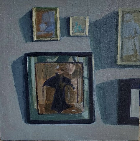 Self Portrait as a Reflection on a Frame