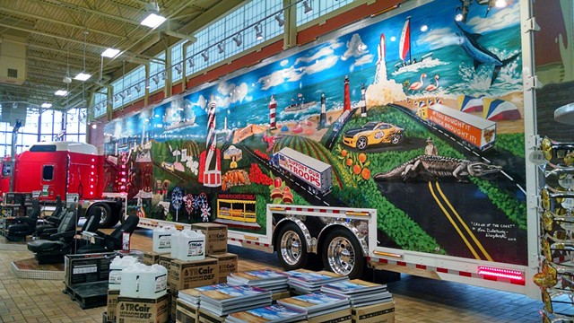 Kenly 95 Truckstop Mural 2016-2017