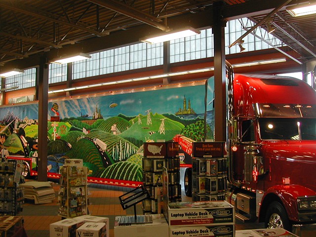 Iowa 80 "The World's Largest Truckstop"
SuperTruck Showroom Mural