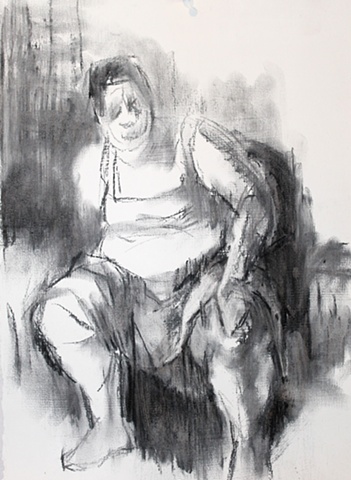 Self Portrait with Skirt II