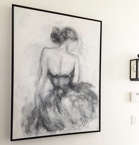 Charcoal on canvas 40x30