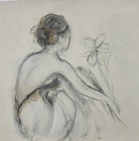 Available 36x36 charcoal on canvas 