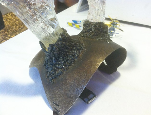 Antler head-piece collaboration