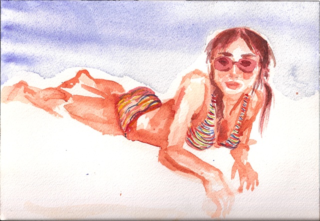 Kristen on Rockaway Beach