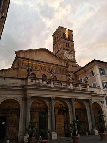 Chiesa Santa Maria in Trastevere, Rome. 2016