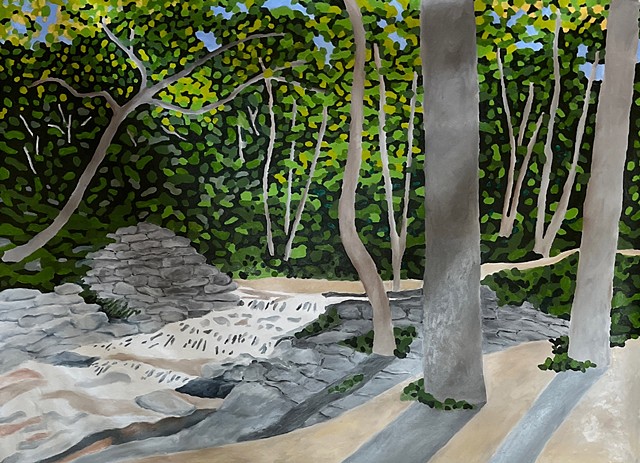 Waterfall & Woods at Alameda