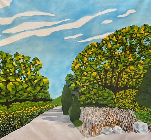 Walkway at Rail Yard Park