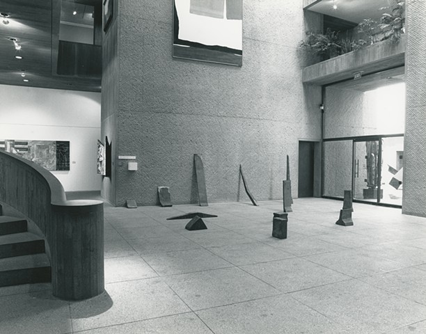 Douze Pièce Forgées d'un Cube, installation view at Everson Museum of Art