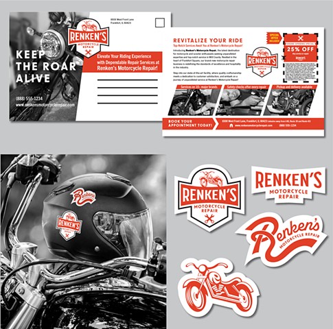 Renken's Motorcycle Repair - Print
